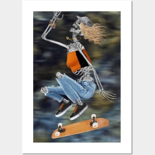 Bonita Skater Kickflip Posters and Art